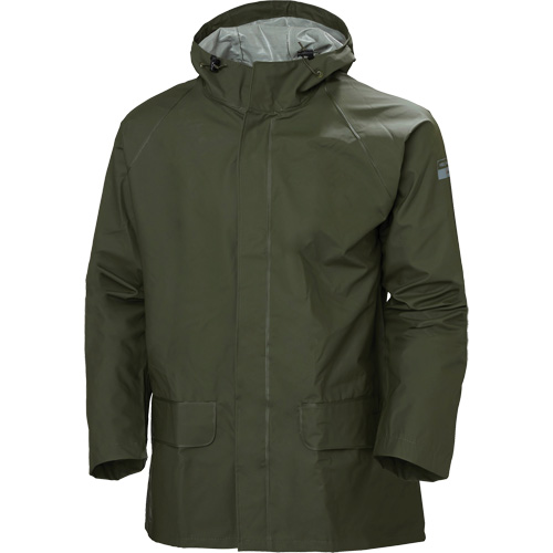 Mandal PVC-Coated Rain Jacket, Polyester, 3X-Large, Green