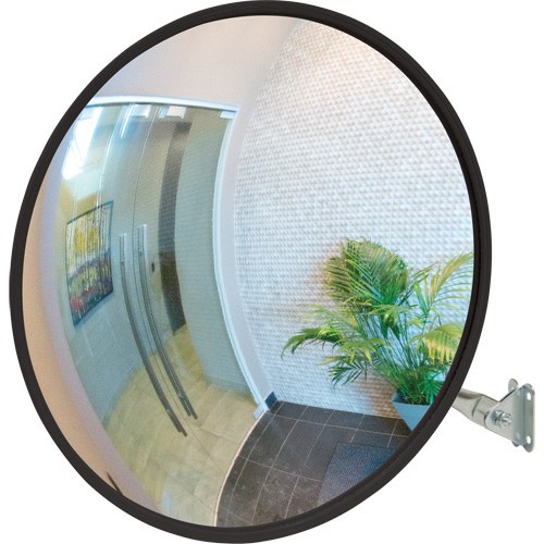 Convex Mirror with Telescopic Arm, Indoor/Outdoor, 36" Diameter