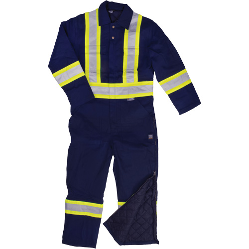 Reflective Duck Coveralls, 2X-Large, Navy Blue