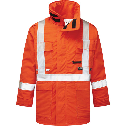 UltraSoft® 9 oz. High-Visibility Insulated Parka, Orange, 2X-Large