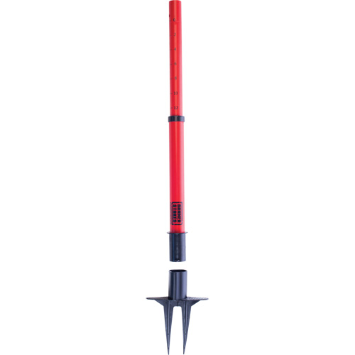 PLUS Barrier Post, 42" High, Red