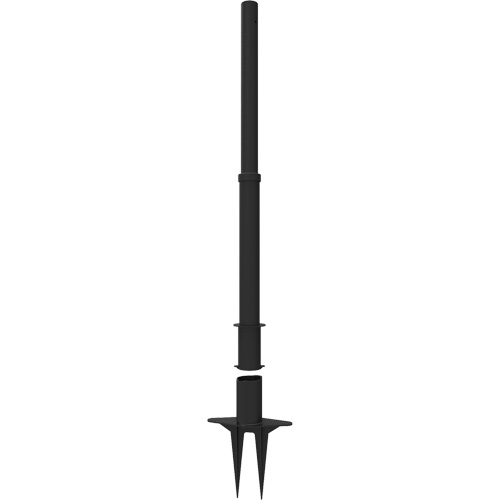 PLUS Barrier Posts, 42" High, Black