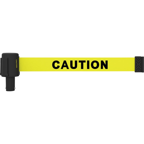 PLUS Banner Cassettes, Caution, 15', Yellow Tape
