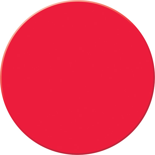 Tough-Mark™ Heavy-Duty Floor Marking, Circle, 3.5" L x 3.5" W, Red, Polyethylene