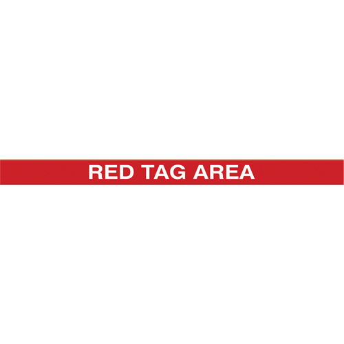 Tough-Mark™ Heavy-Duty Floor Marking, Rectangle, 48" L x 4" W, Red, Polyethylene