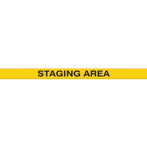 Tough-Mark™ Heavy-Duty Floor Marking, Rectangle, 48" L x 4" W, Yellow, Polyethylene