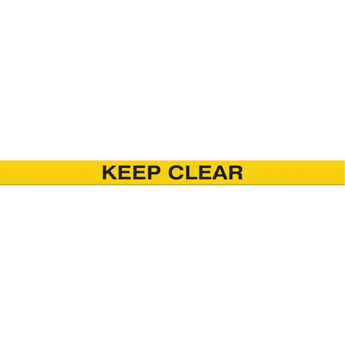 Tough-Mark™ Heavy-Duty Floor Marking, Rectangle, 48" L x 4" W, Yellow, Polyethylene
