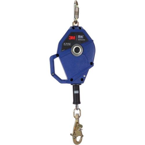 Smart Lock Self-Retracting Lifeline, 30', Galvanized Steel, Swivel