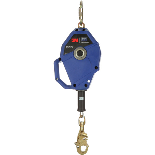 Smart Lock Self-Retracting Lifeline, 20', Galvanized Steel, Swivel