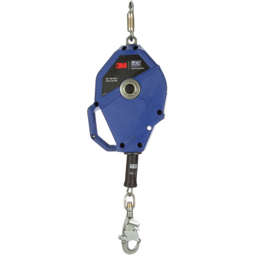 Smart Lock Self-Retracting Lifeline, 50', Stainless Steel, Swivel