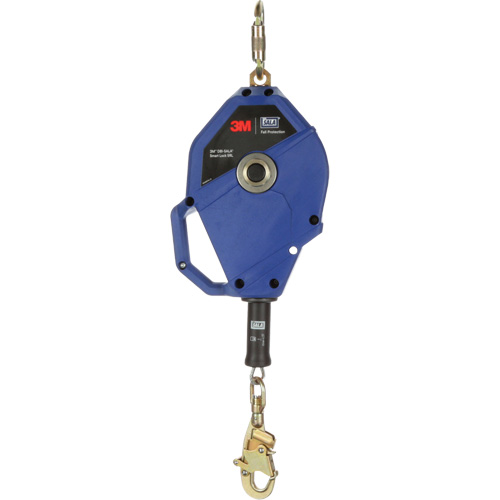 Smart Lock Self-Retracting Lifeline, 50', Galvanized Steel, Swivel