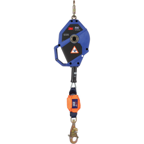 Smart Lock Self-Retracting Lifeline, 30', Stainless Steel, Swivel