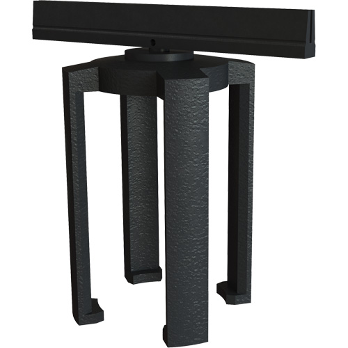 PLUS Barrier System Sign Bracket, Black