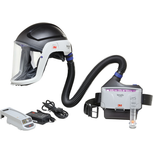 Versaflo™ Heavy Industry PAPR Kit, Headcover & Faceshield, Lithium-Ion Battery