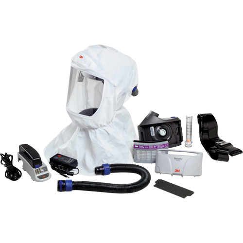 Versaflo™ Easy Clean PAPR Kit, Loose Fitting Hood & Faceshield, Lithium-Ion Battery