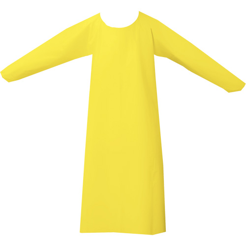 CoverMe™ Gown, One Size, Yellow, Polyurethane