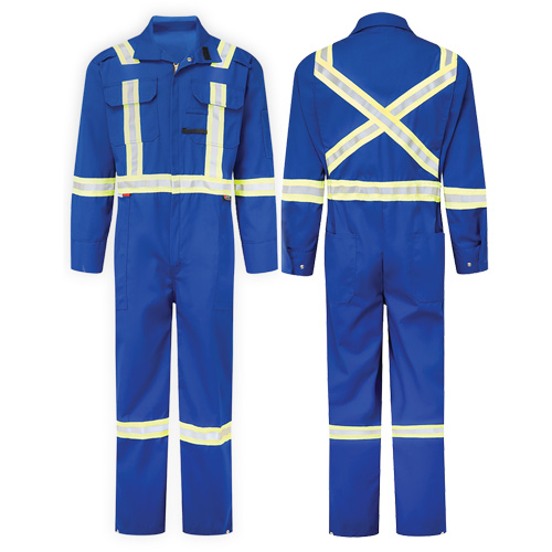 Nomex®Essential 6 oz. Deluxe Coveralls, Size 58 (Tall), Royal Blue