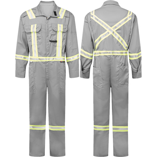 UltraSoft® 7 oz. Deluxe Coveralls, Size 42, Grey