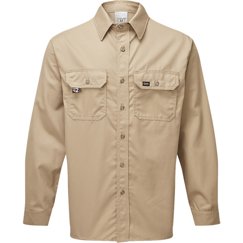 UltraSoft® 7 oz. Deluxe Work Shirt, 2X-Large, Khaki