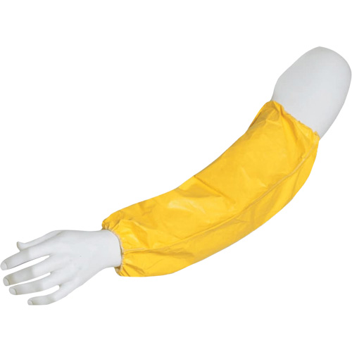 Disposable Sleeves, 18" long, Tychem® 2000, Yellow