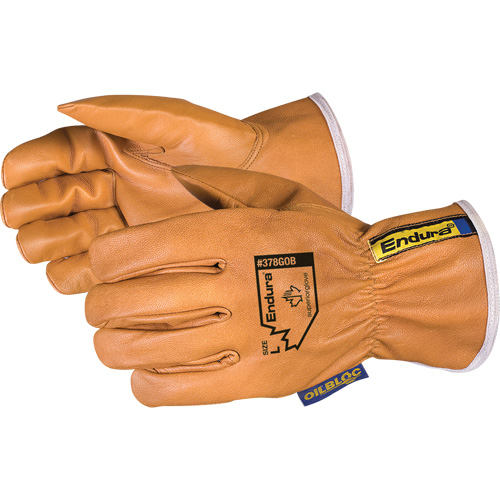 Endura® Oilbloc™ Driver's Gloves, X-Large, Grain Goatskin Palm
