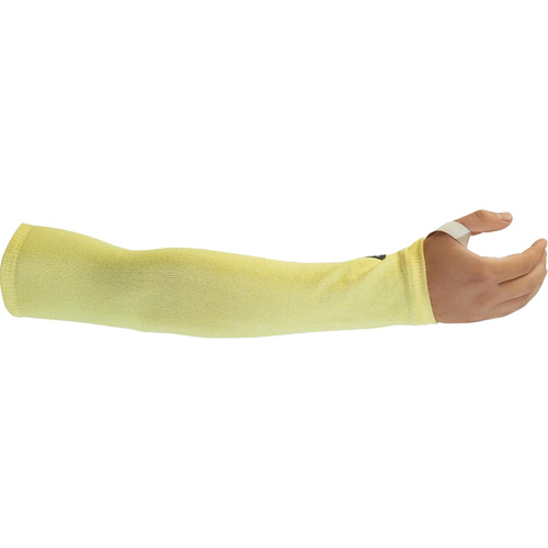Cut-Resistant Sleeves, Kevlar®, 18", ASTM ANSI Level A4, Yellow
