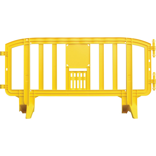 Movit Barricade, Interlocking, 78" L x 39" H, Yellow