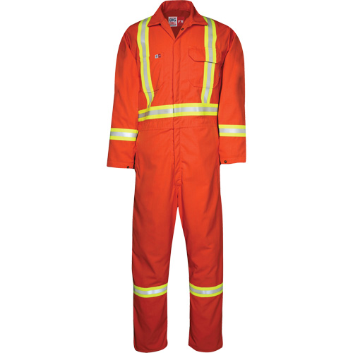 Westex™ UltraSoft® Unlined Coveralls, Size 4X-Large, Orange, 8.7 cal/cm²