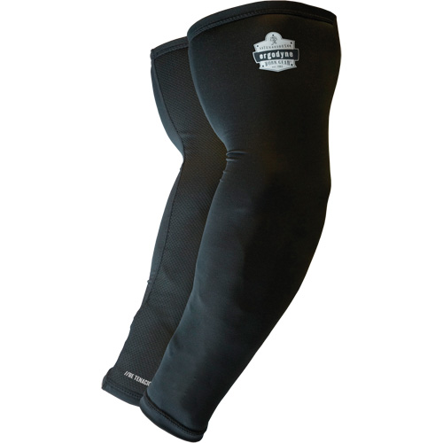 Chill-Its® 6690 Cooling Arm Sleeves, 17", Polyester, Black