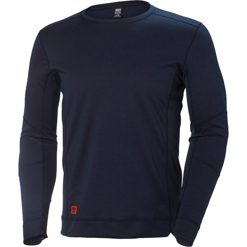 Lifa® Max Moisture-Wicking Crewneck Undershirt, Men's, Medium, Navy Blue