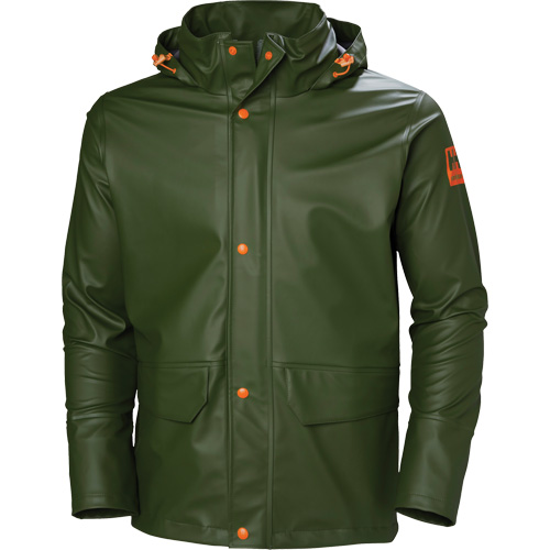 Gale Rain Jacket, Polyester/Polyurethane, 4X-Large, Green