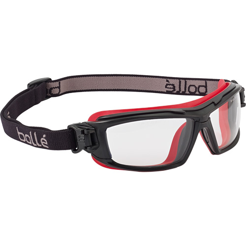 Ultim8 Safety Goggles, Clear Lens, Anti-Fog/Anti-Scratch, Closed Vent