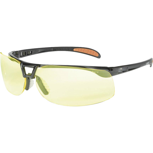 Protégé™ Safety Glasses with HydroShield™ Lenses, Amber Lens, Anti-Fog/Anti-Scratch, ANSI Z87+