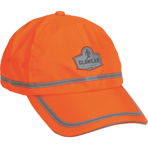 GloWear® 8930 High Visibility Baseball Cap, High Visibility Orange, Polyester