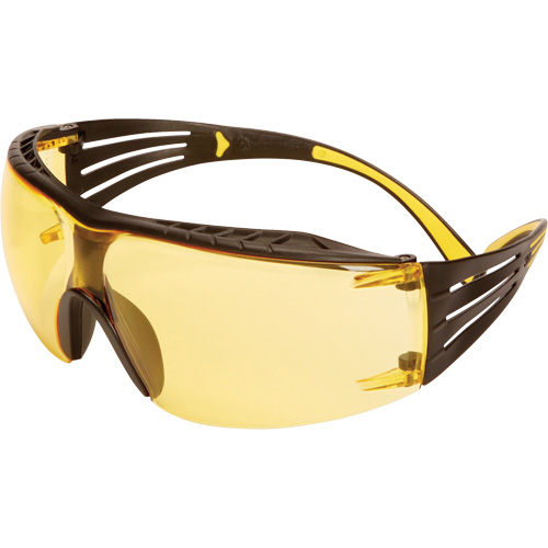 Securefit™ 400 Series Safety Glasses, Amber Lens, Anti-Fog/Anti-Scratch, ANSI Z87+/Meets/Exceeds CSA Z94.3