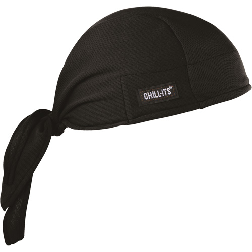 Chill-Its® 6615 Cooling Doo Rag, Black