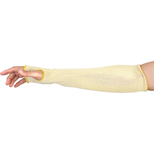 Contender™ Cut-Resistant Sleeves, Aramid, 18", ASTM ANSI Level A4/EN 388 Level 5, Beige