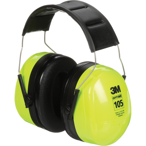 Peltor™ Optime 105 Earmuffs, Headband, 30 NRR dB