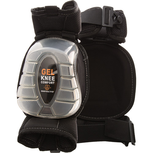 Gel-Pro Articulating Knee Pads, Buckle Style, Plastic Caps, Gel Pads
