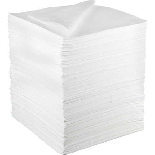 Petroleum Sorbent Pad, Oil Only, 19" x 17", 38.7 gal. Absorbancy