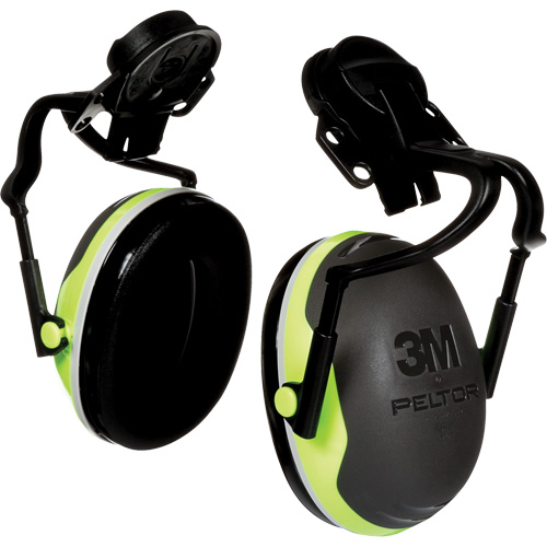 Peltor™ X Series X4 Earmuffs, Cap Mount, 26 NRR dB
