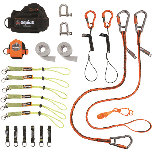 Squids® 3186 Iron/Steel Worker's Tool Tethering Kit