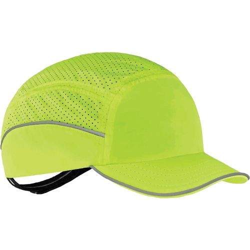 Skullerz® 8955 Lightweight Bump Cap Hat, High Visibility Lime Green
