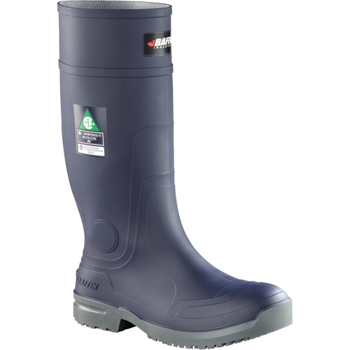 Slip Resistant Boots, Rubber, Steel Toe, Size 11