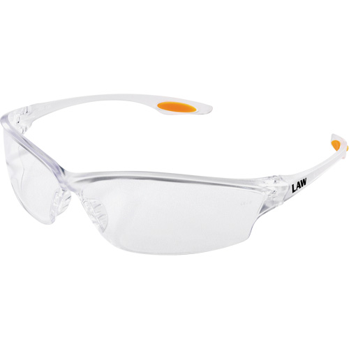 Law® LW2 Safety Glasses, Clear Lens, Anti-Fog, ANSI Z87+/Meets/Exceeds CSA Z94.3
