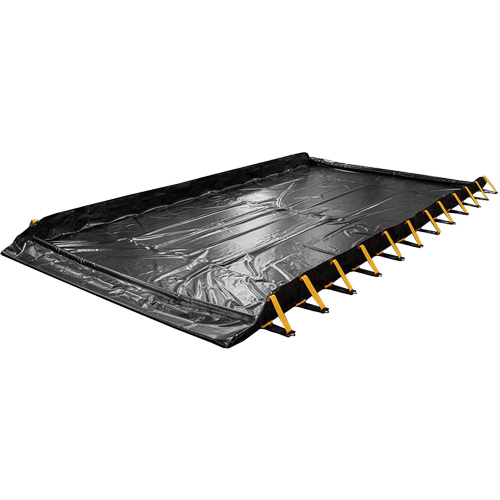 Stinger Snap-Foam Containment Berm, 4488 US gal. Capacity, 50' W x 12' L x 12'H, Foam Wall