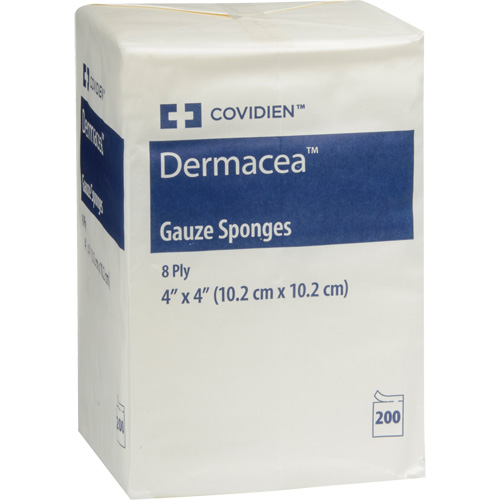 Gauze Sponges, Pad, 4" L x 4" W, Medical Device Non-Medical