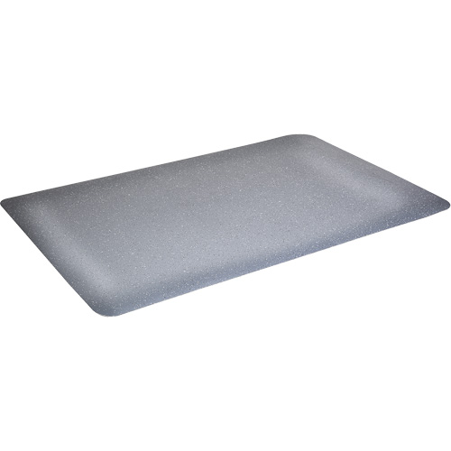 WD™ Foodmaster Anti-Microbial Mats, Smooth, 3' x 4' x 9/16", Grey, Nitrile/Rubber