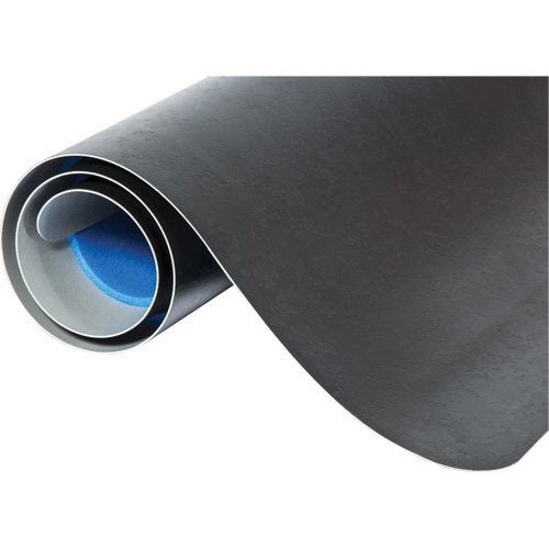 WD™ Elegance Anti-Microbial Mats, Smooth, 2' x 3' x 9/16", Black, Vinyl