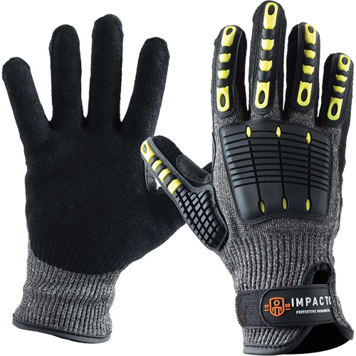 Back Tracker Blade Gloves, 8/Medium, Nitrile Palm, Hook & Loop Cuff